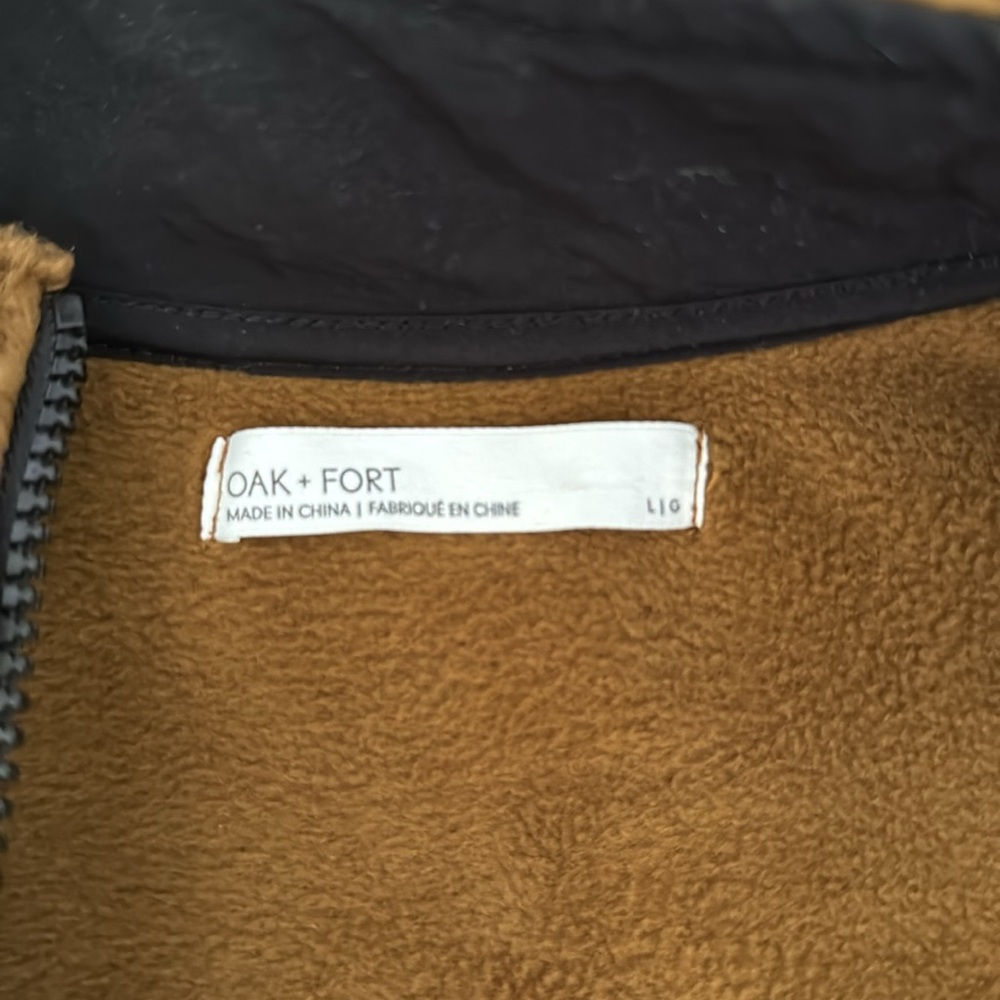 Oak & Fort fleece/teddy pullover - Picture 3 of 5